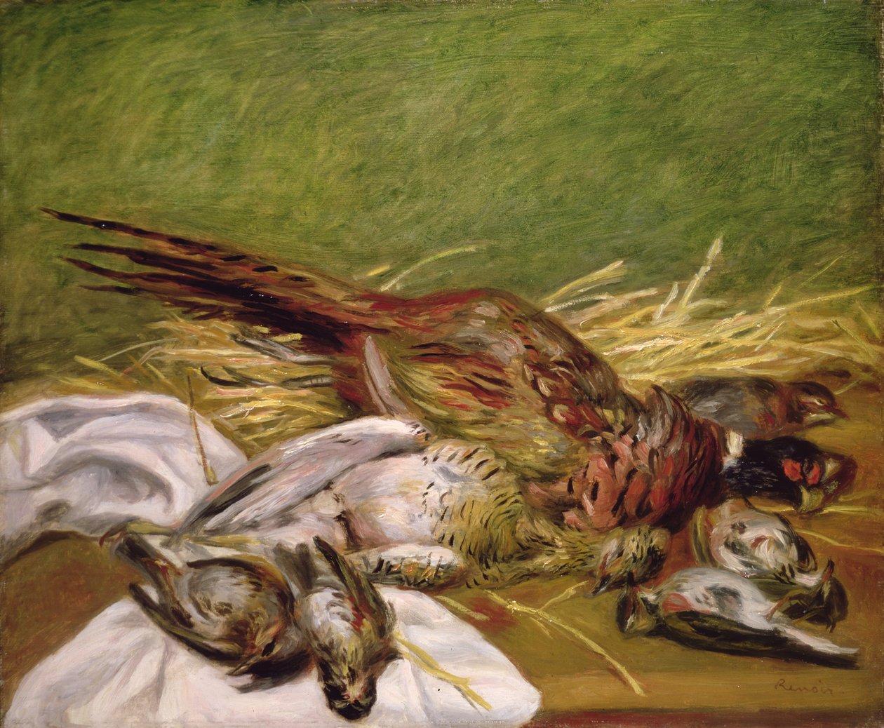 Faisán y Zorzales, 1902 de Pierre Auguste Renoir