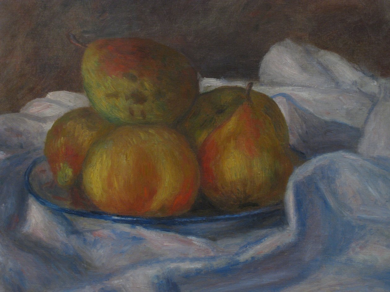Manzanas y peras de Pierre Auguste Renoir