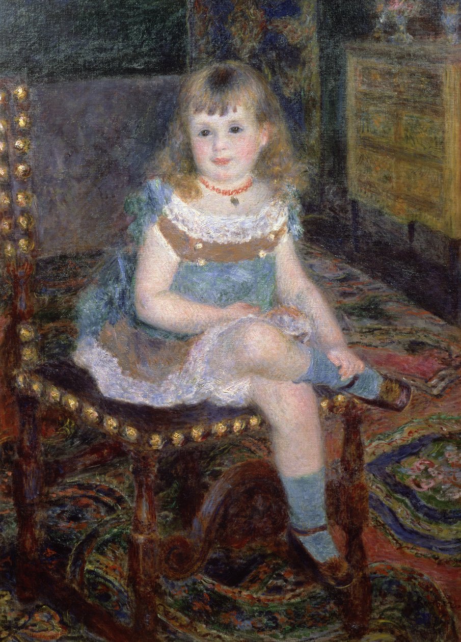 Retrato de Mlle. Georgette Charpentier, 1876 de Pierre Auguste Renoir