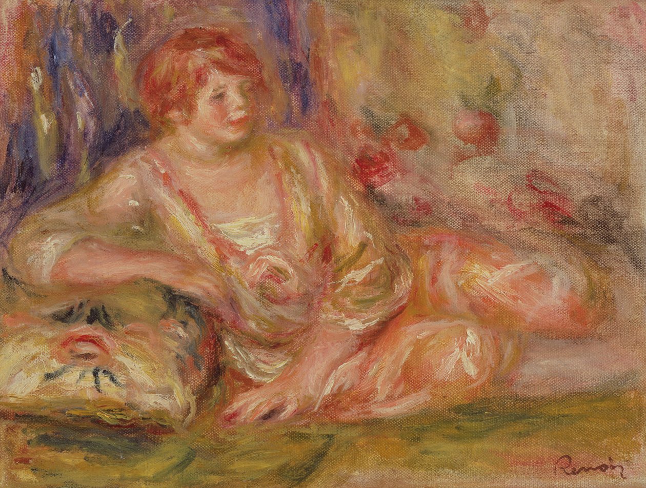 Odalisca reclinada de Pierre Auguste Renoir