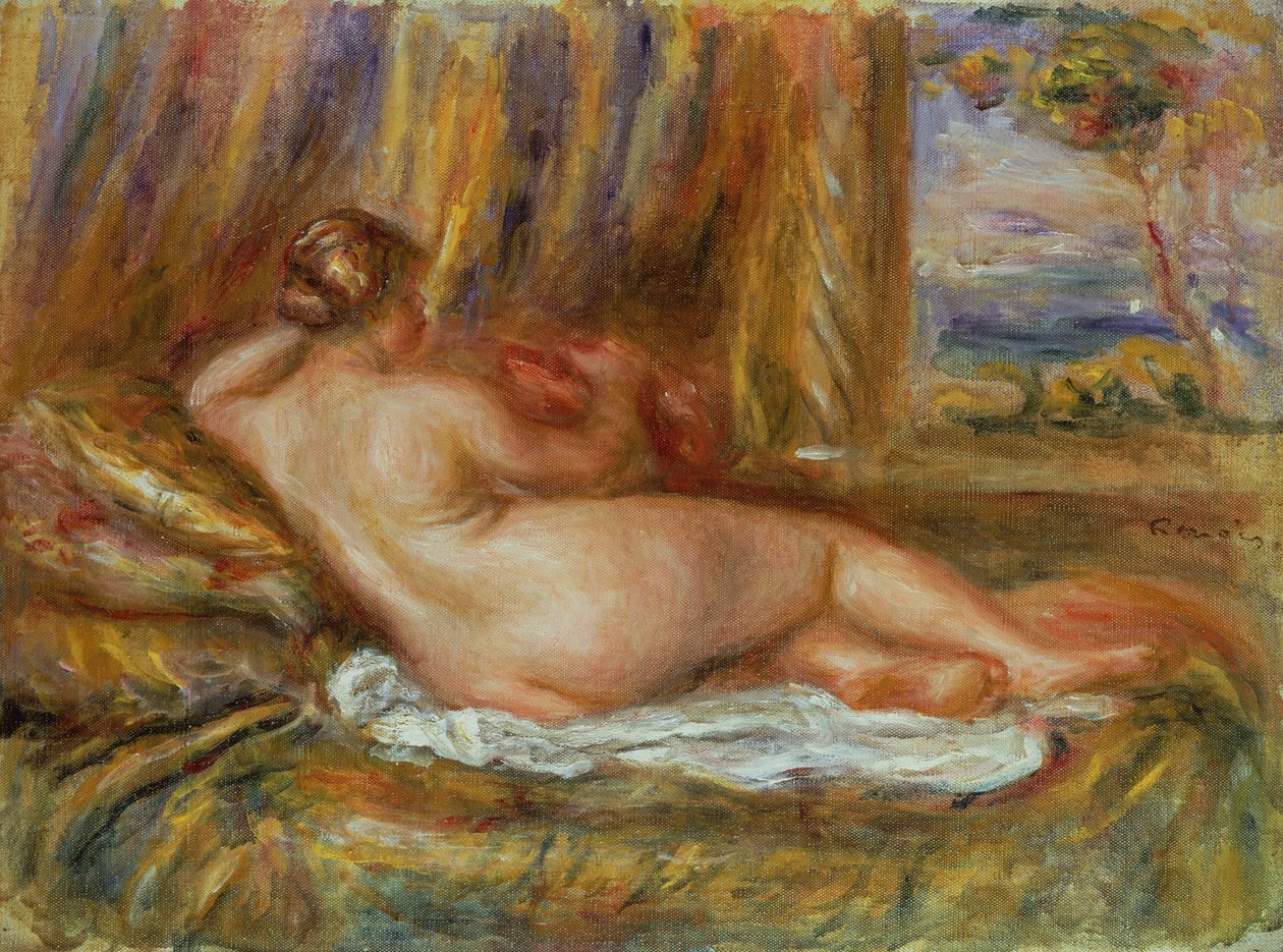 Desnudo reclinado de Pierre Auguste Renoir