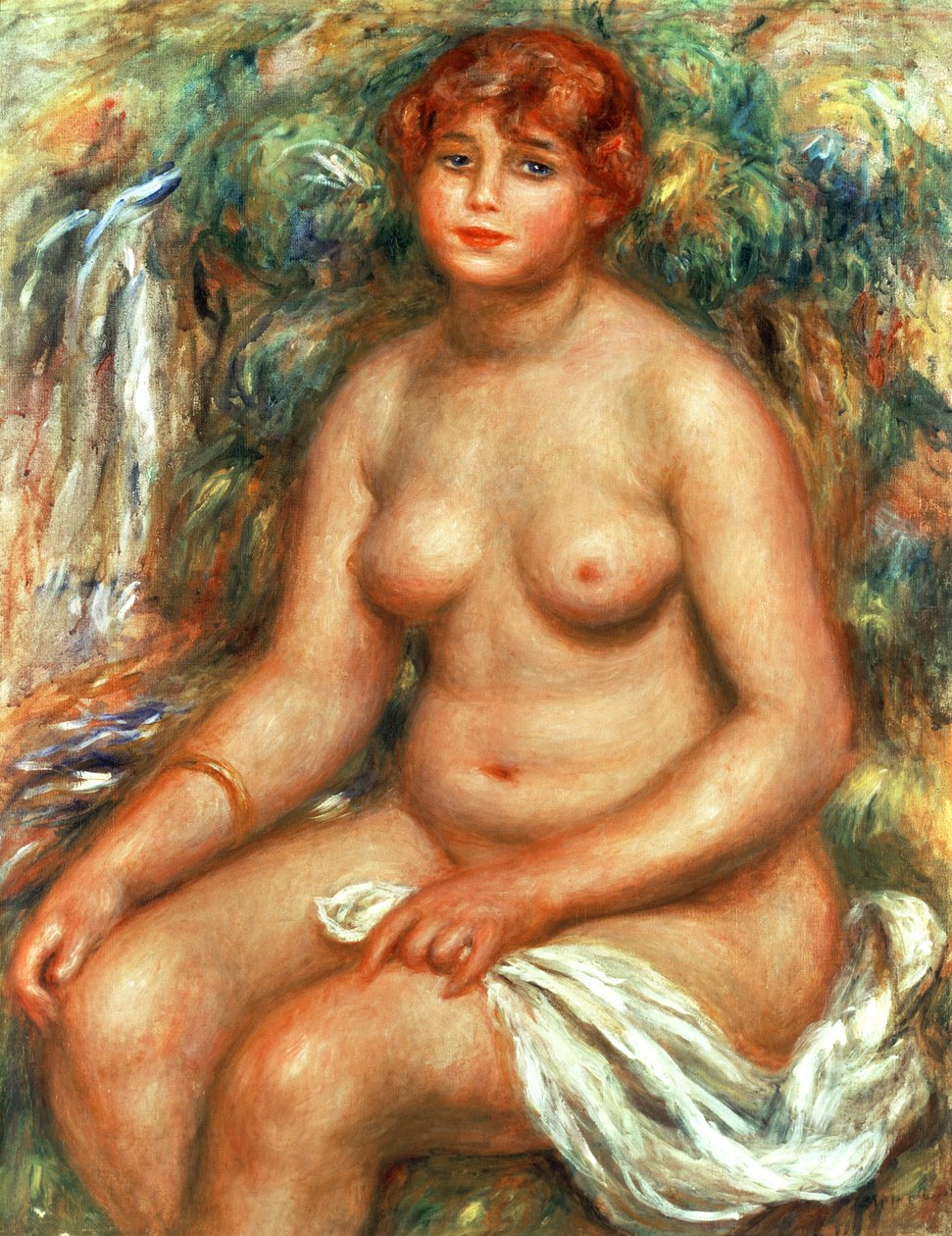Bañista sentada, 1916 de Pierre Auguste Renoir