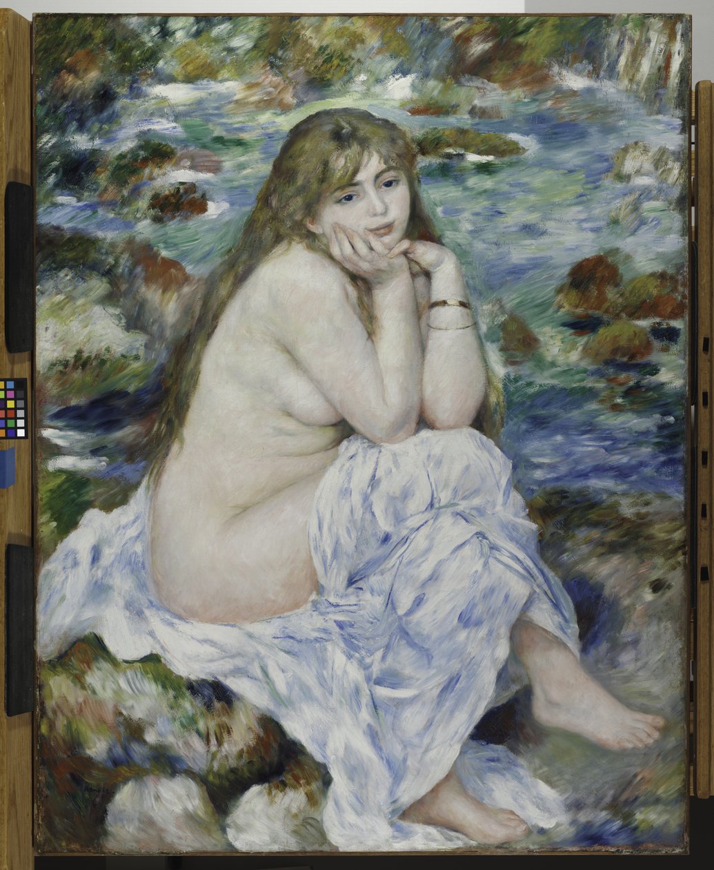 Bañista sentada, c.1883-84 de Pierre Auguste Renoir