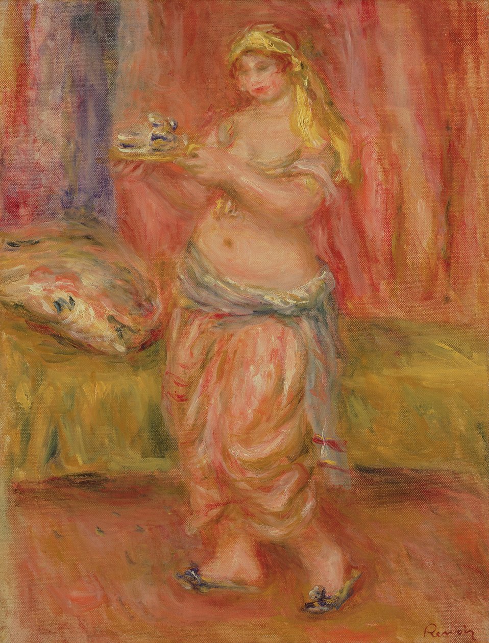 Odalisca de pie, c.1917 de Pierre Auguste Renoir