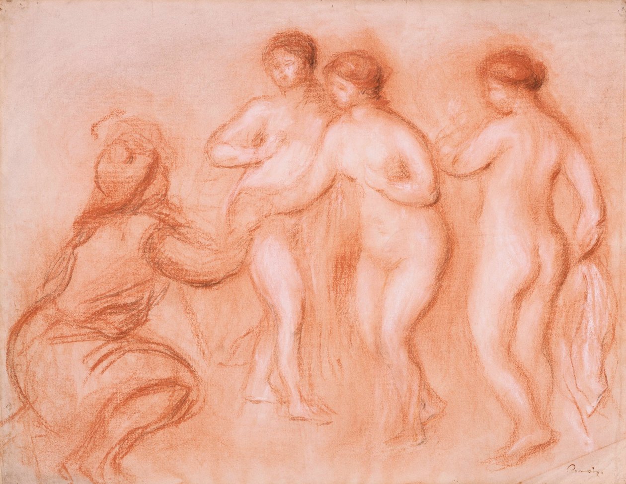 El juicio de Paris de Pierre Auguste Renoir