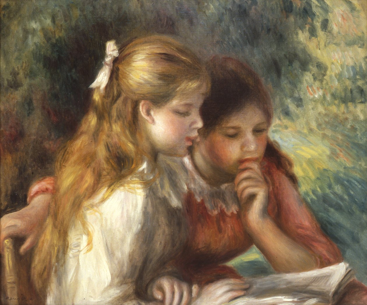 La Lectura, c.1890-95 de Pierre Auguste Renoir
