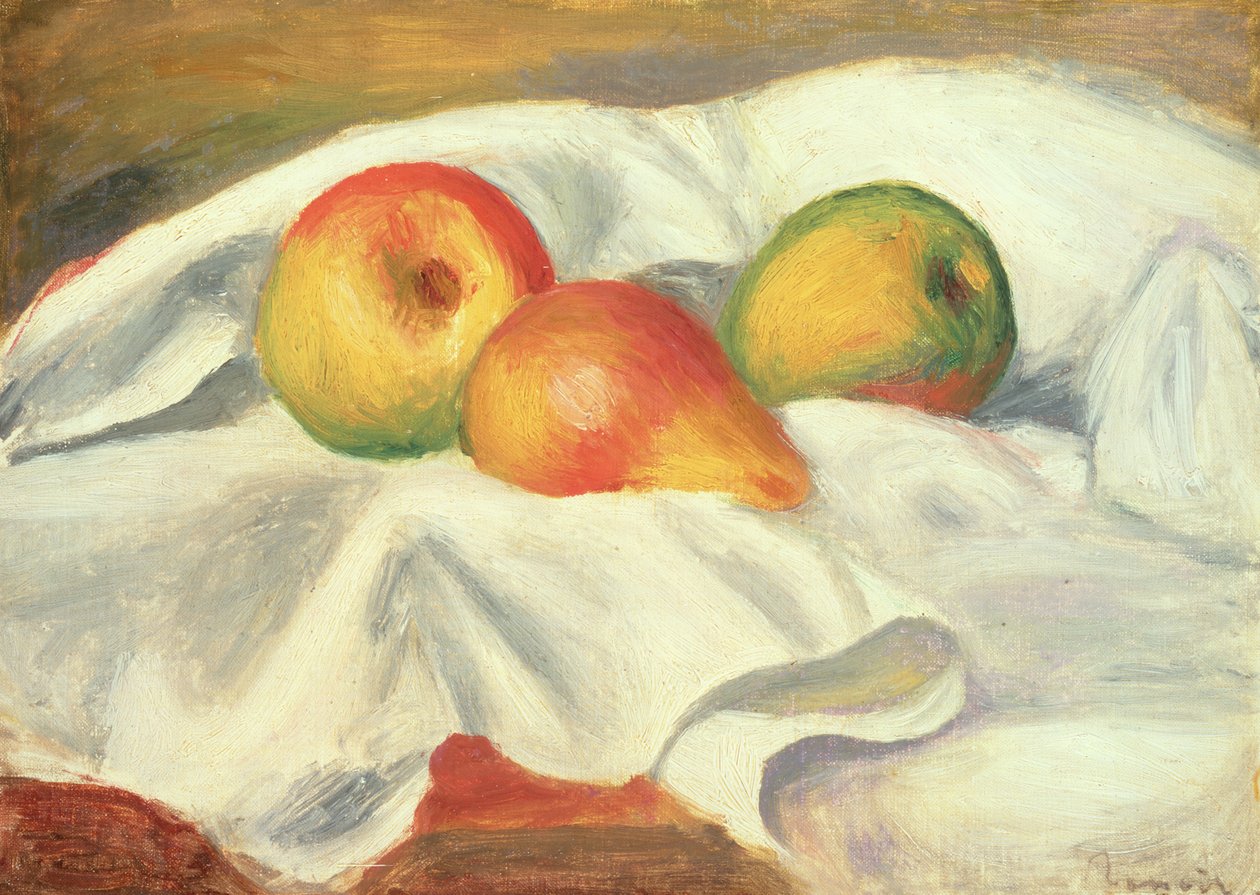 Tres Peras, c.1885 de Pierre Auguste Renoir