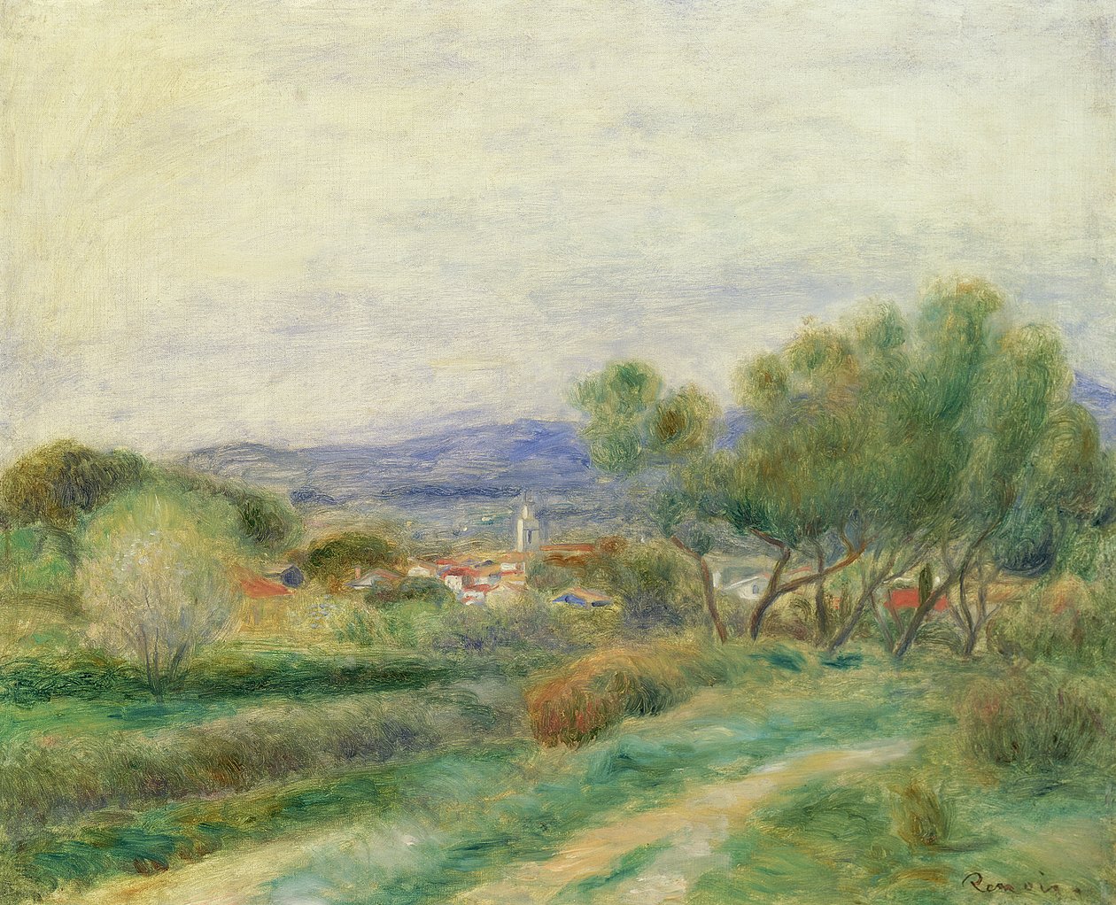 Vista de La Seyne, Provenza de Pierre Auguste Renoir