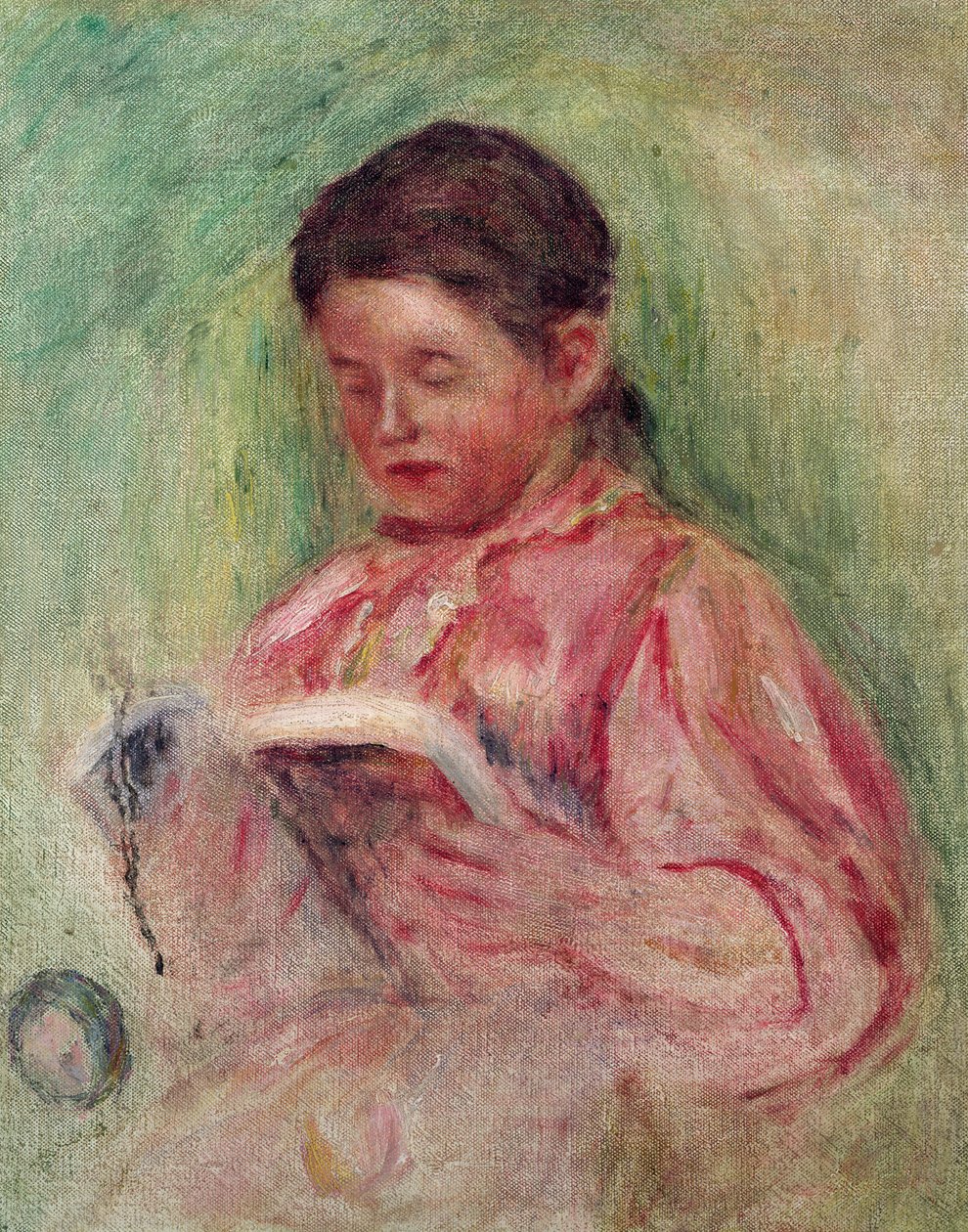 Mujer leyendo de Pierre Auguste Renoir