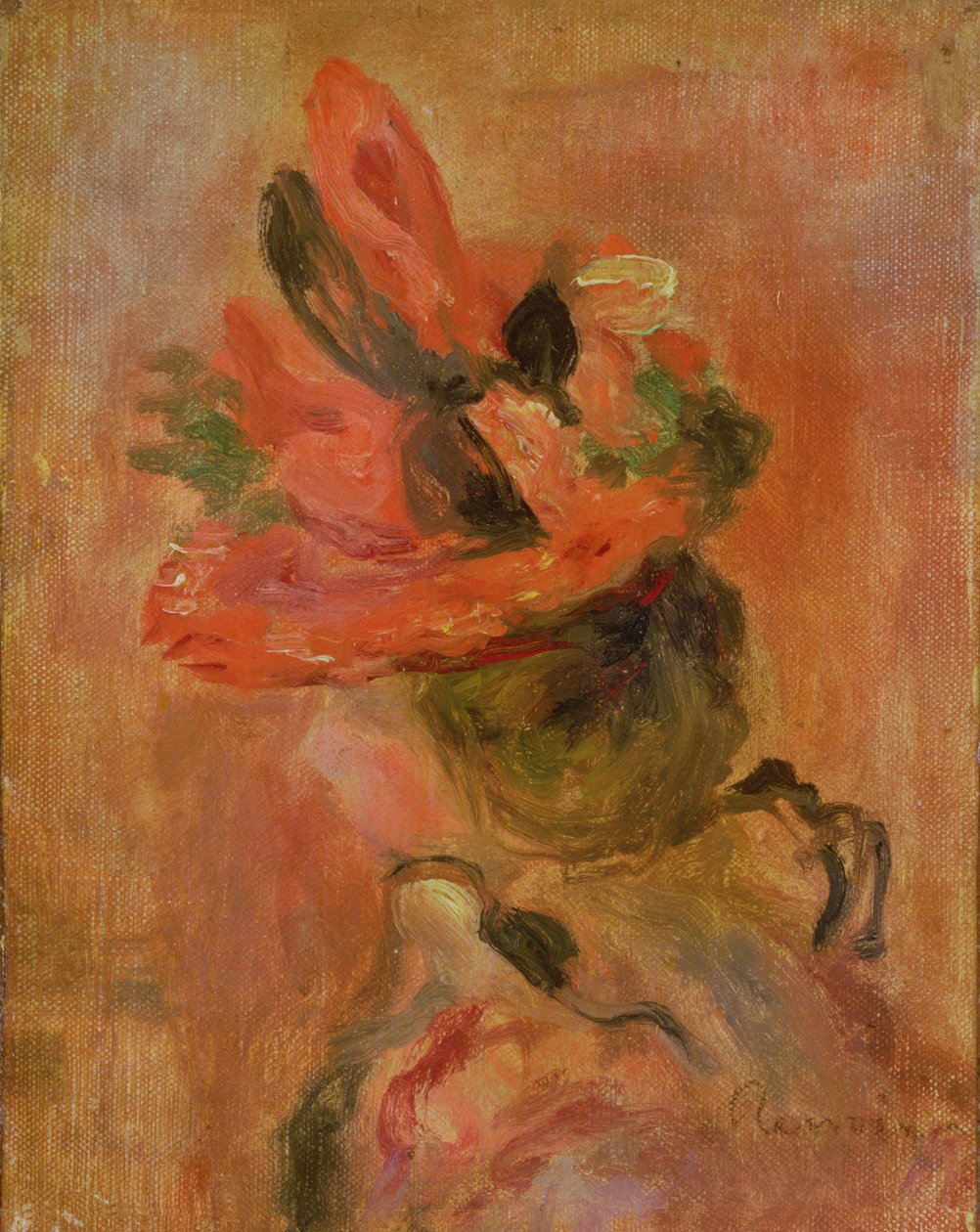 Mujer con Sombrero de Pierre Auguste Renoir