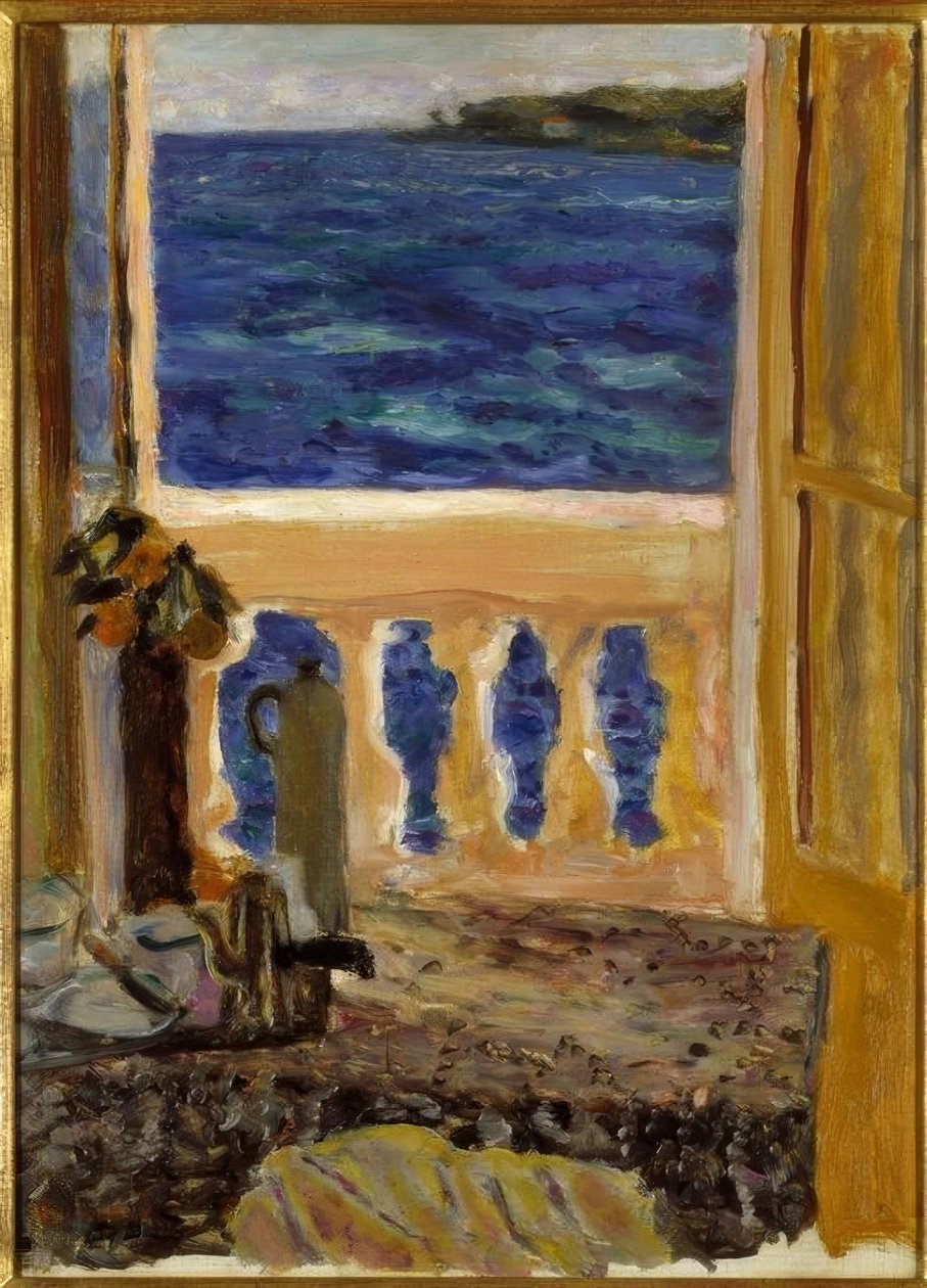 Ventana abierta al mar de Pierre Bonnard