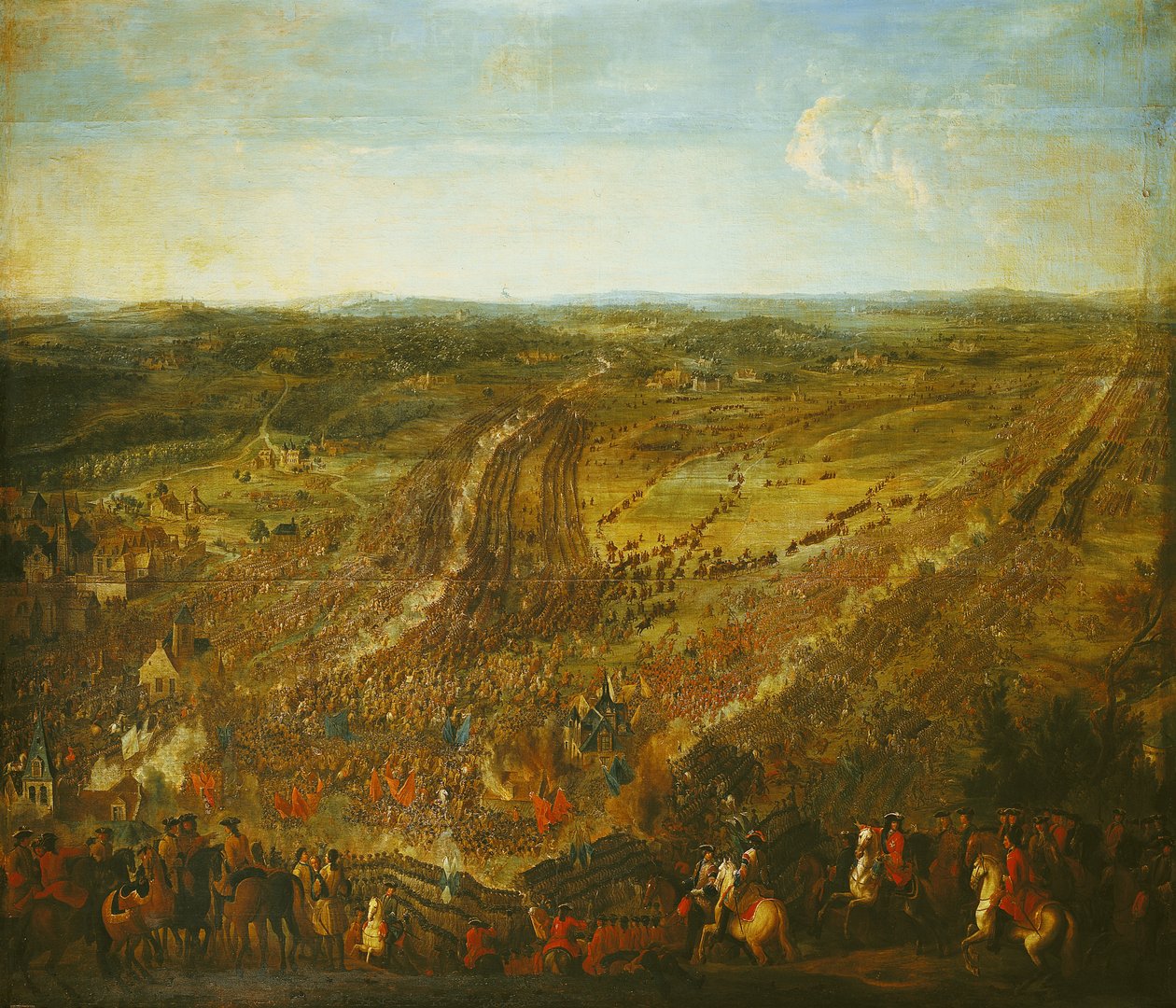 Batalla de Fleurus, 1 de julio de 1690 de Pierre Denis Martin