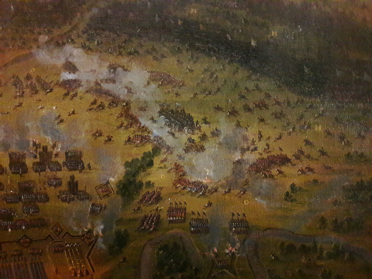 La batalla de Zurawno (1676) de Pierre Denis Martin