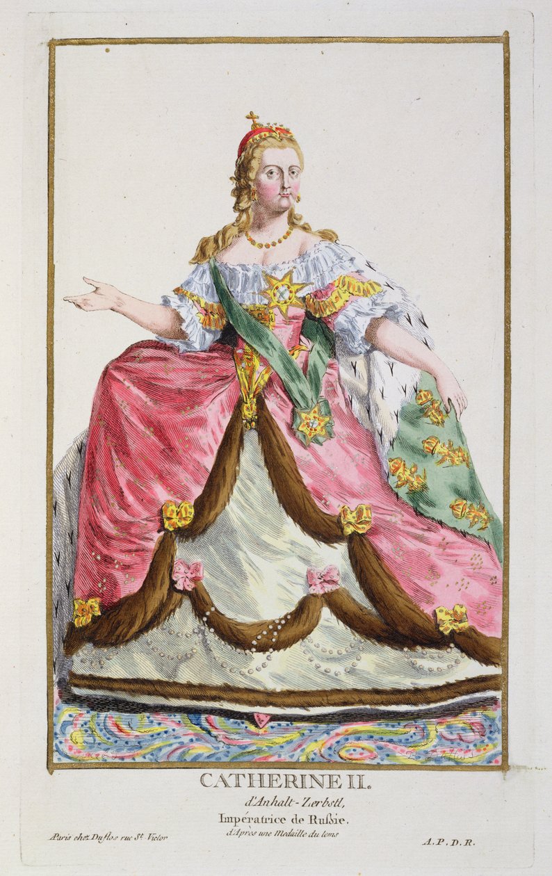 Retrato de la emperatriz Catalina II 