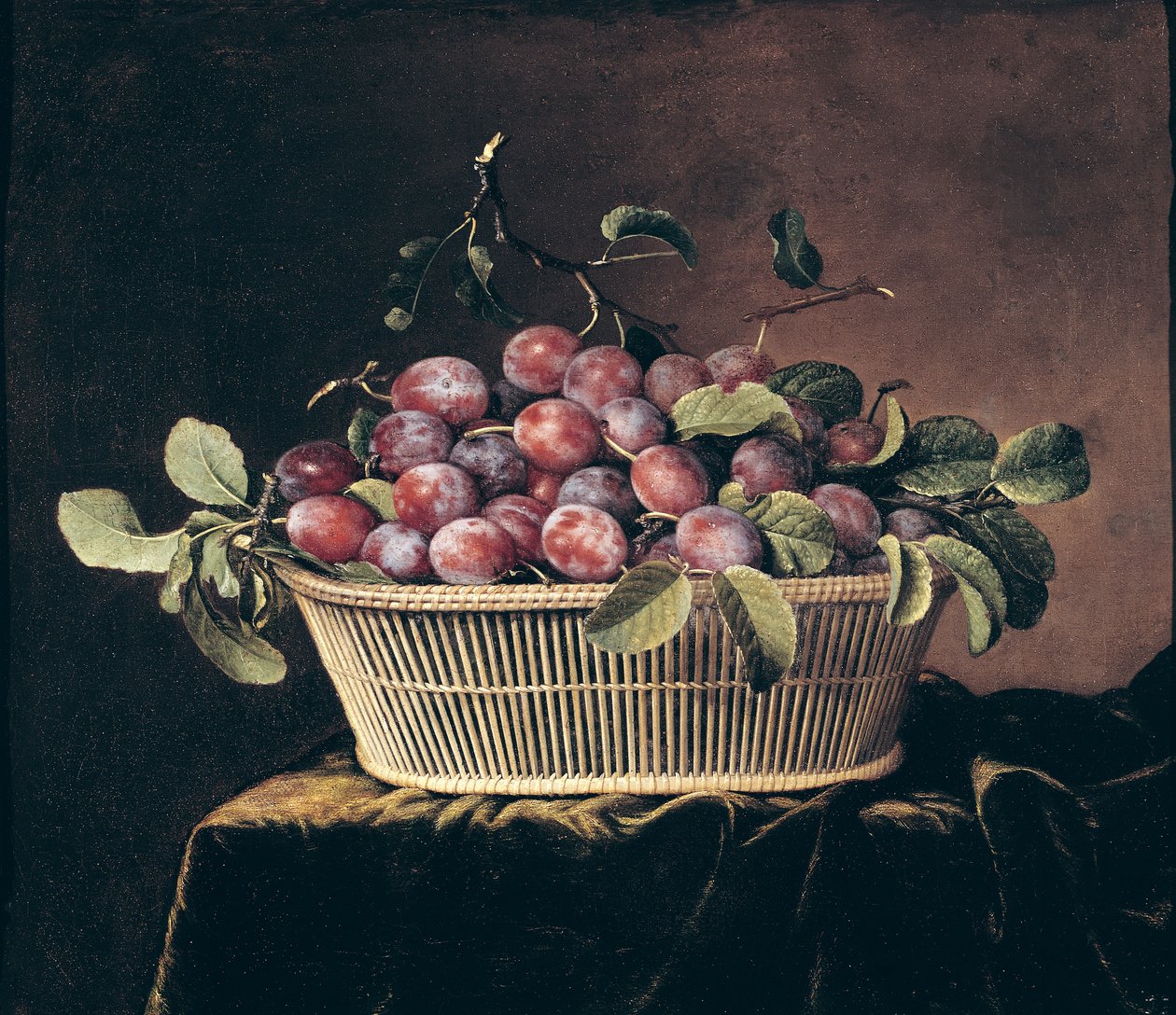 Cesta de ciruelas de Pierre Dupuis