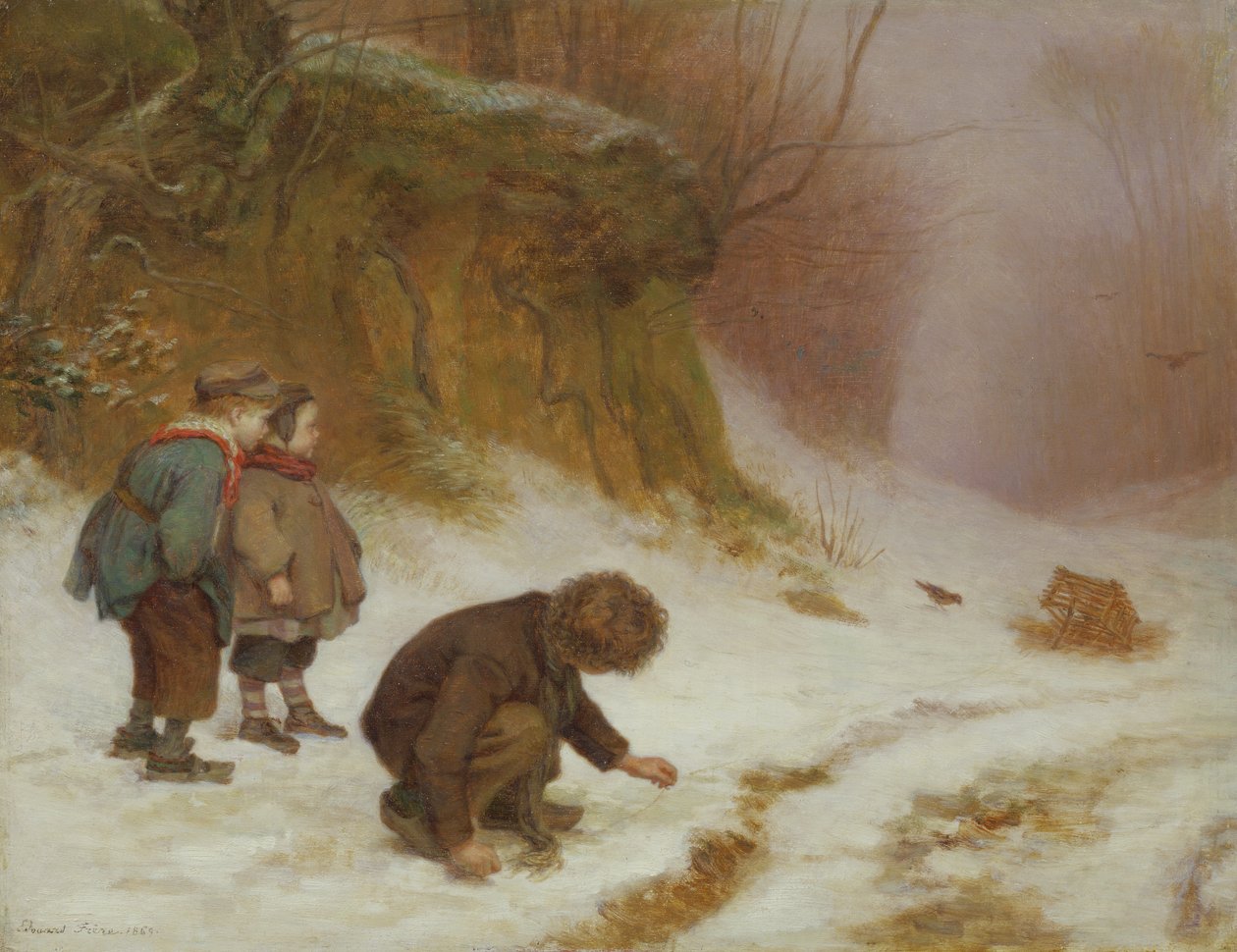 El cazador de pájaros, 1869 de Pierre Edouard Frere