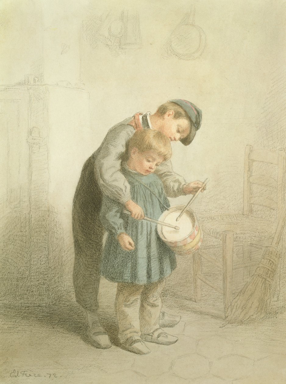 El pequeño tamborilero, 1872 de Pierre Edouard Frere