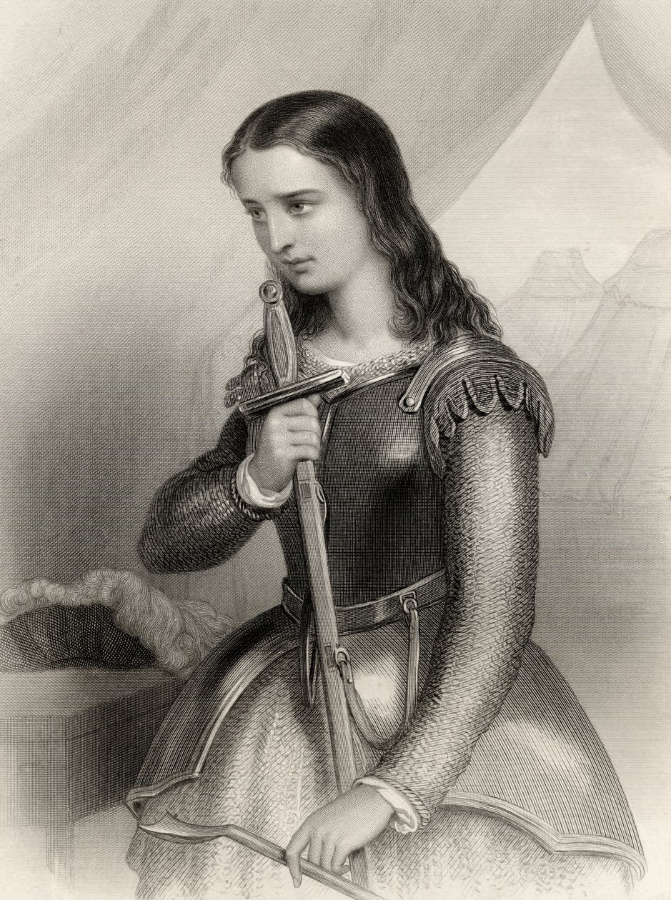 Juana de Arco (1412-31) ilustración de 