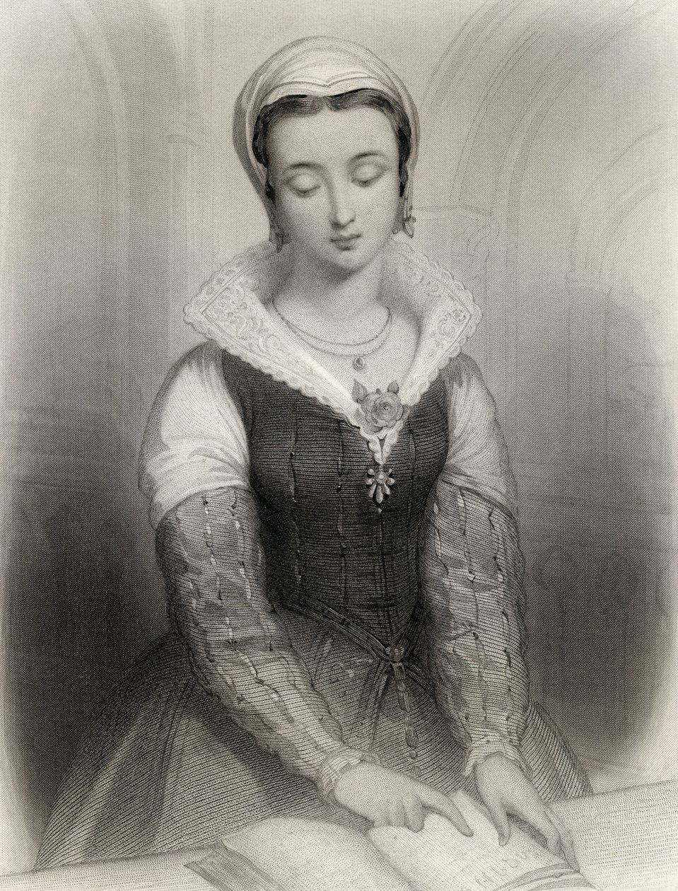 Lady Jane Grey (1537-54) ilustración de 