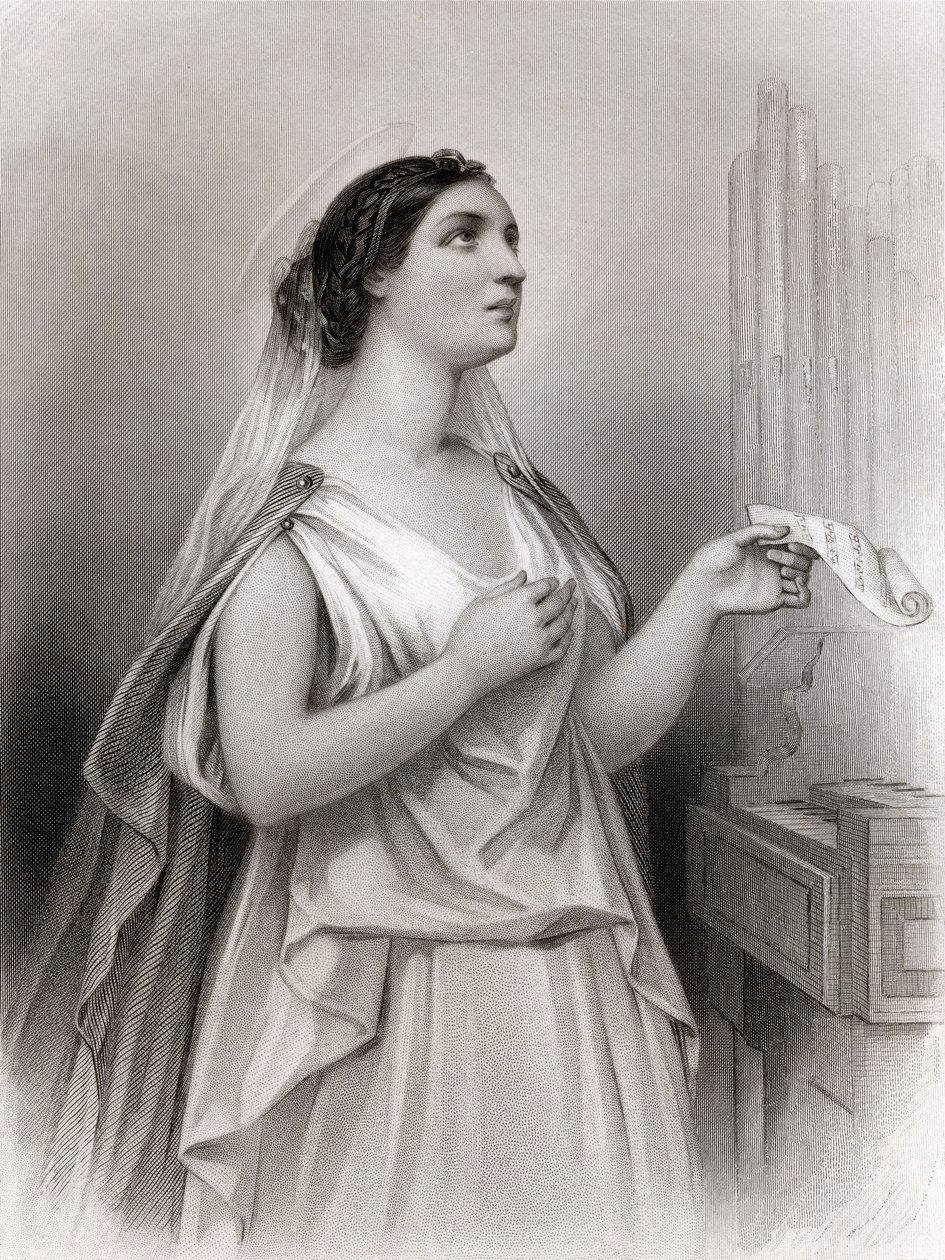 Santa Cecilia, ilustración de 