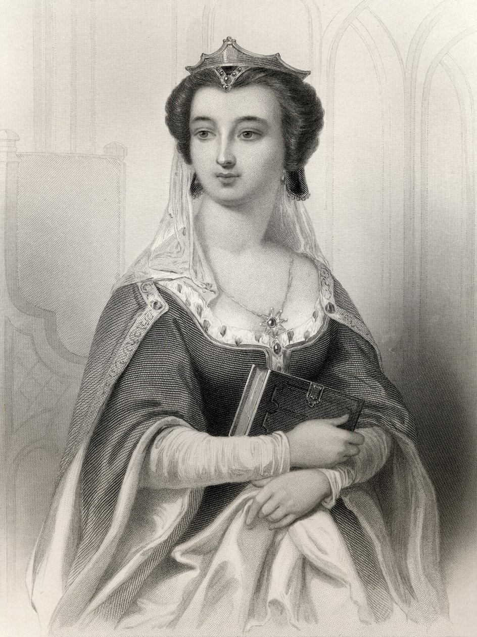 Valentina Visconti (1371-1408) ilustración de 