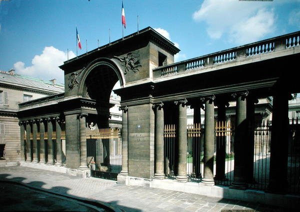 Vista de la entrada del Hotel de Salm, Palais de la Légion d