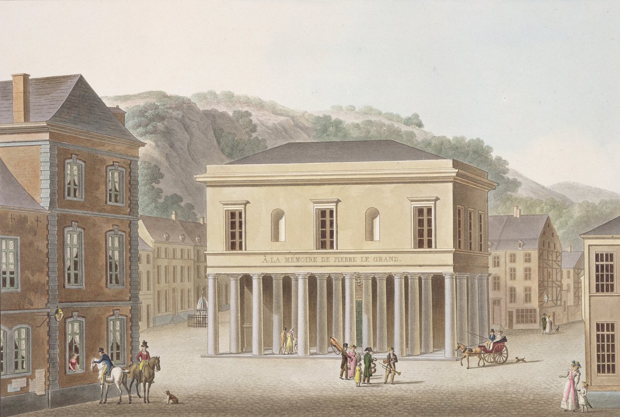 Pórtico de la Fuente de Pouhon en Spa, de 