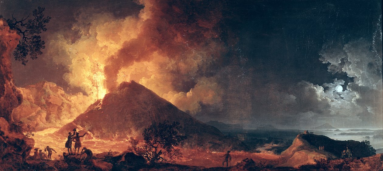 La erupción del Monte Vesubio en 1771 de Pierre Jacques Volaire