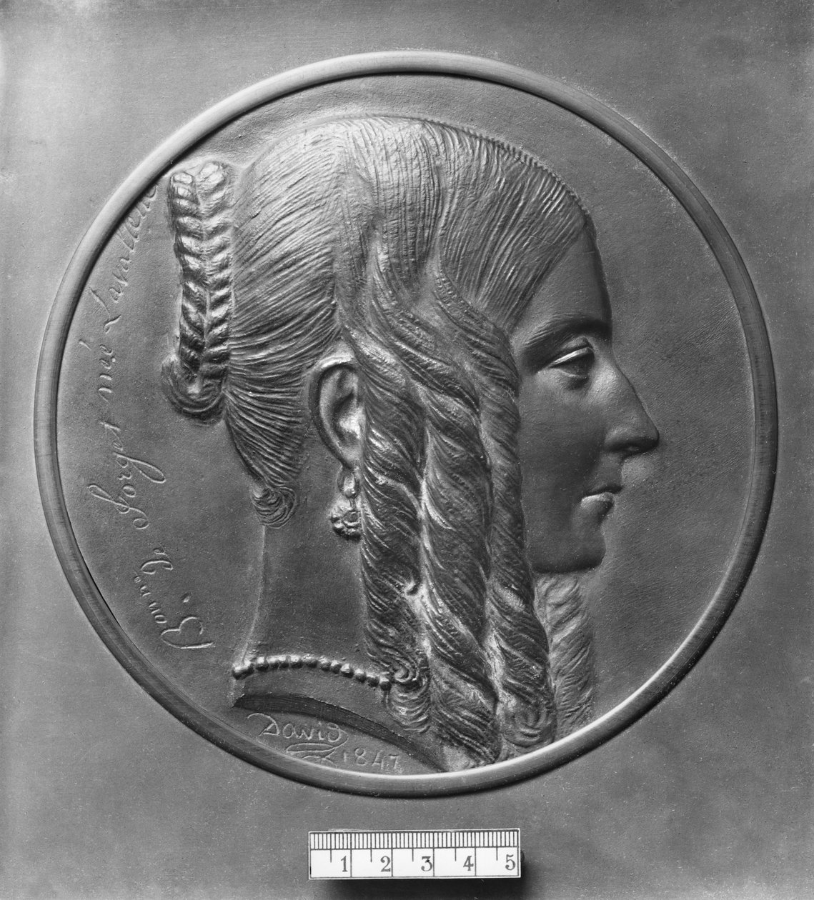 Baronesa de Forget, nacida Lavalette, 1847 (bronce) de Pierre Jean David d