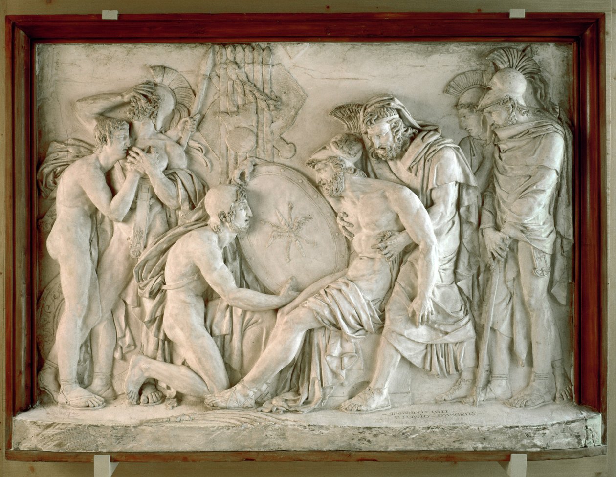 La Muerte de Aquiles, 1811 de Pierre Jean David d