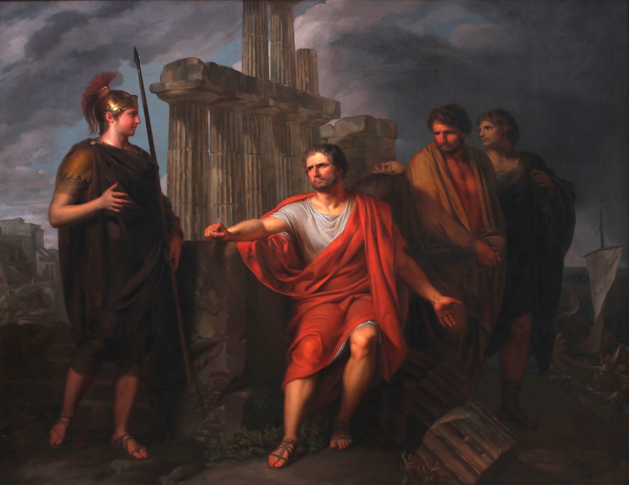 Marius sentado sobre las ruinas de Cartago de Pierre Joseph François