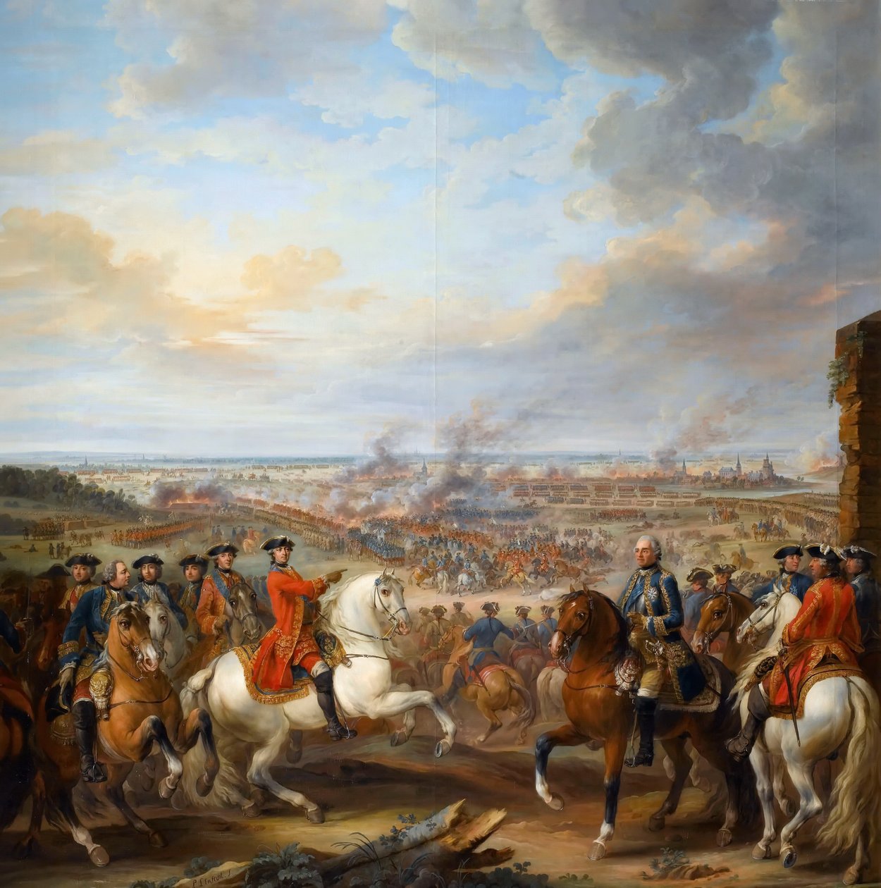 La Batalla de Fontenoy, 11 de mayo de 1745 de Pierre Lenfant