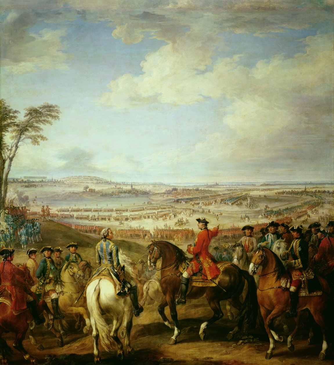 La batalla de Lawfeld, 2 de julio de 1747 de Pierre Lenfant