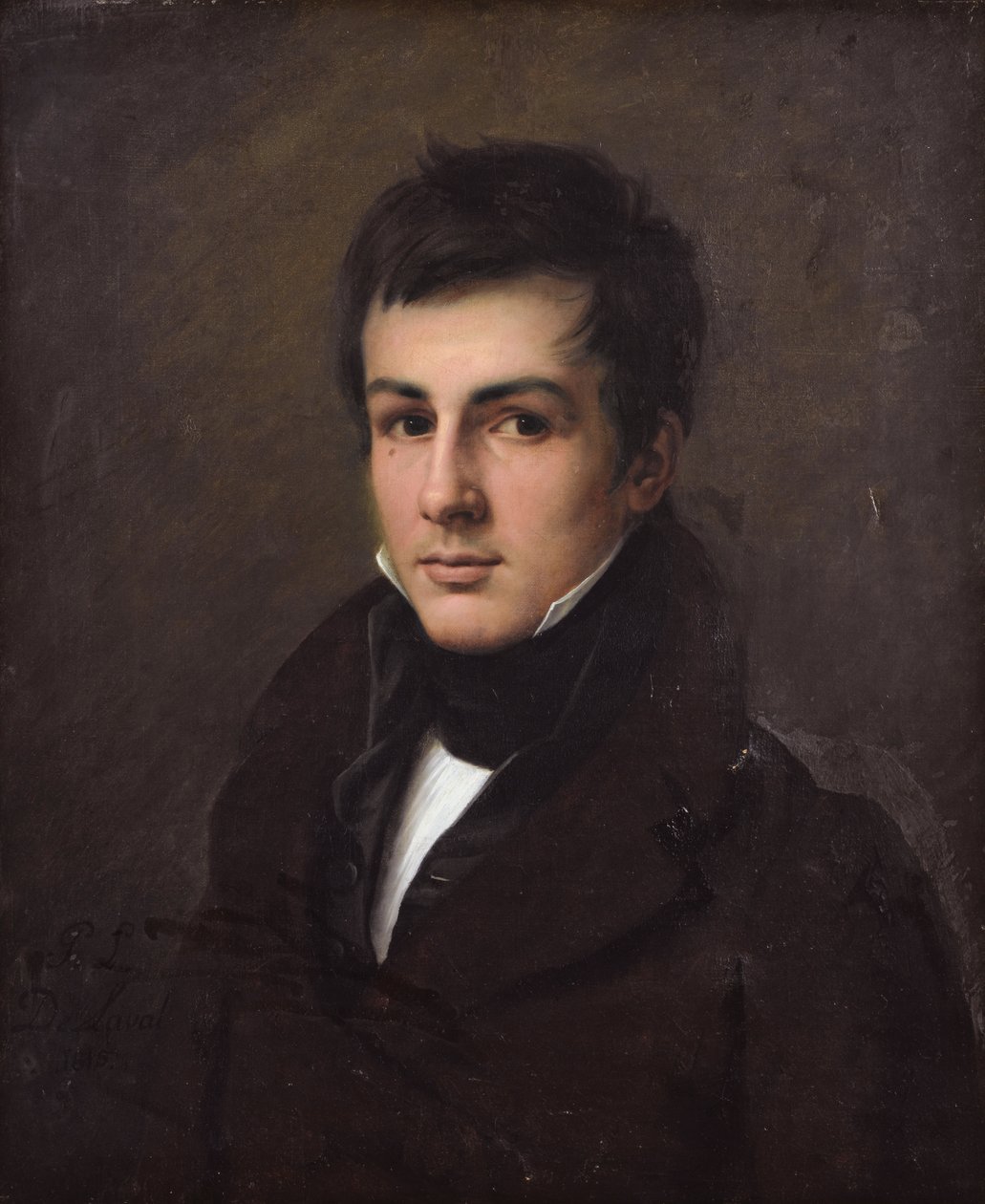 Retrato de Édouard Bertin de Pierre Louis Delaval