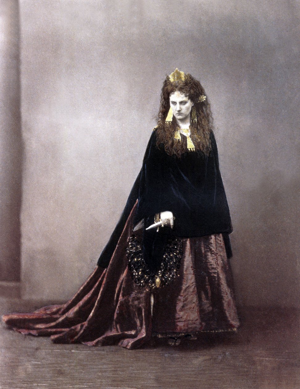 Virginia Oldoini, Condesa de Castiglione, 1863-67 (foto coloreada) de Pierre Louis after Pierson