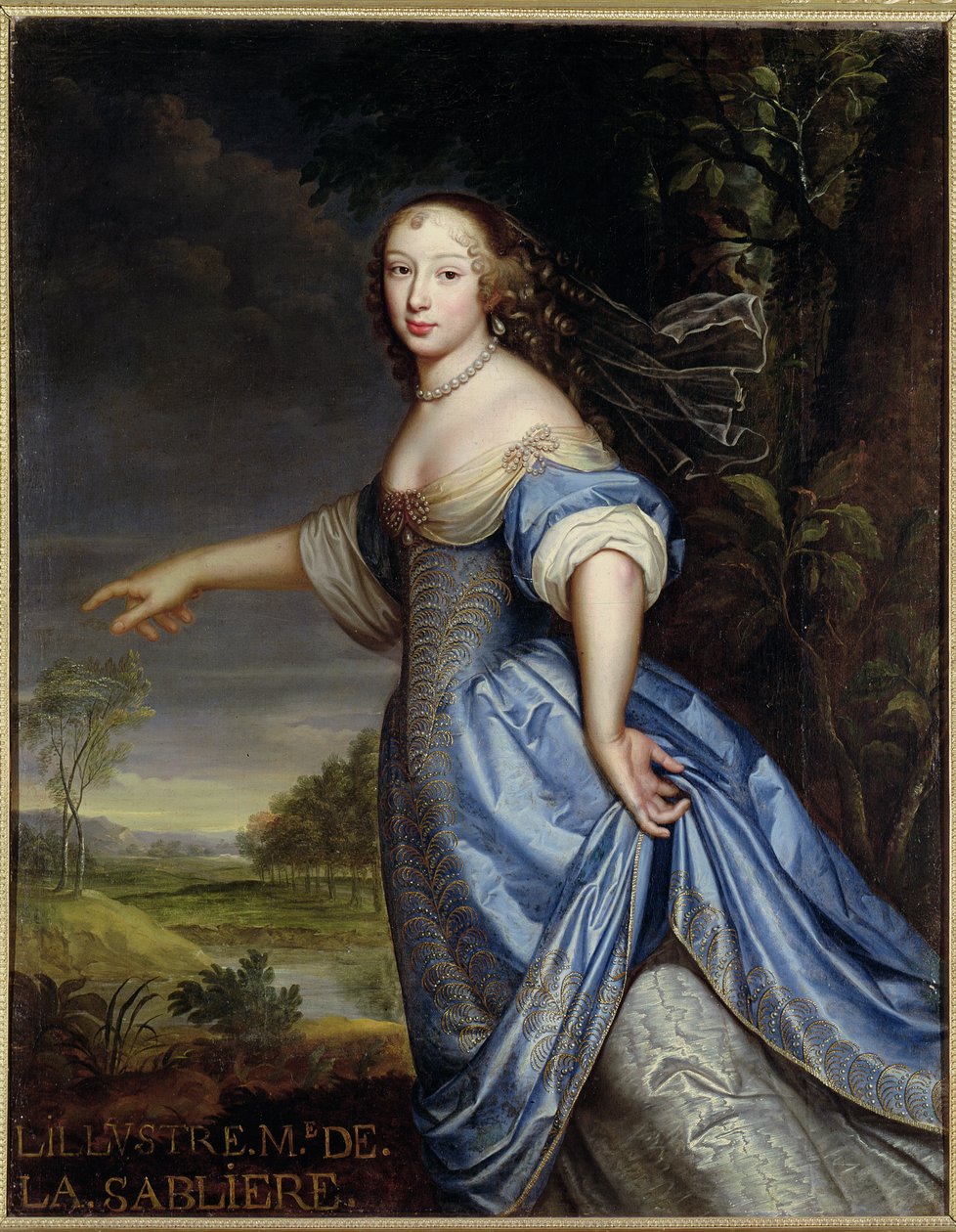 Retrato de Madame de la Sabliere de Pierre Mignard
