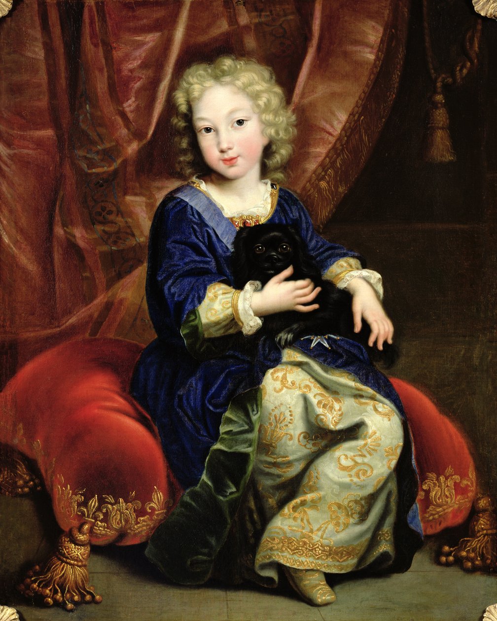 Retrato de Felipe de Francia (1683-1746) futuro Rey Felipe V de España, 1686 de Pierre Mignard