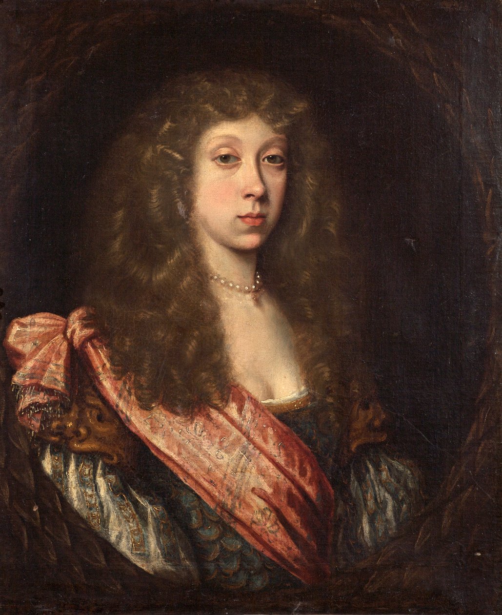 Dama Desconocida en Traje de Máscara, c.1670 de Pierre Mignard