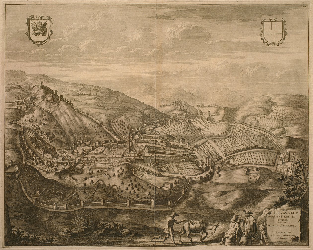 Mapa de Serravalle, de 