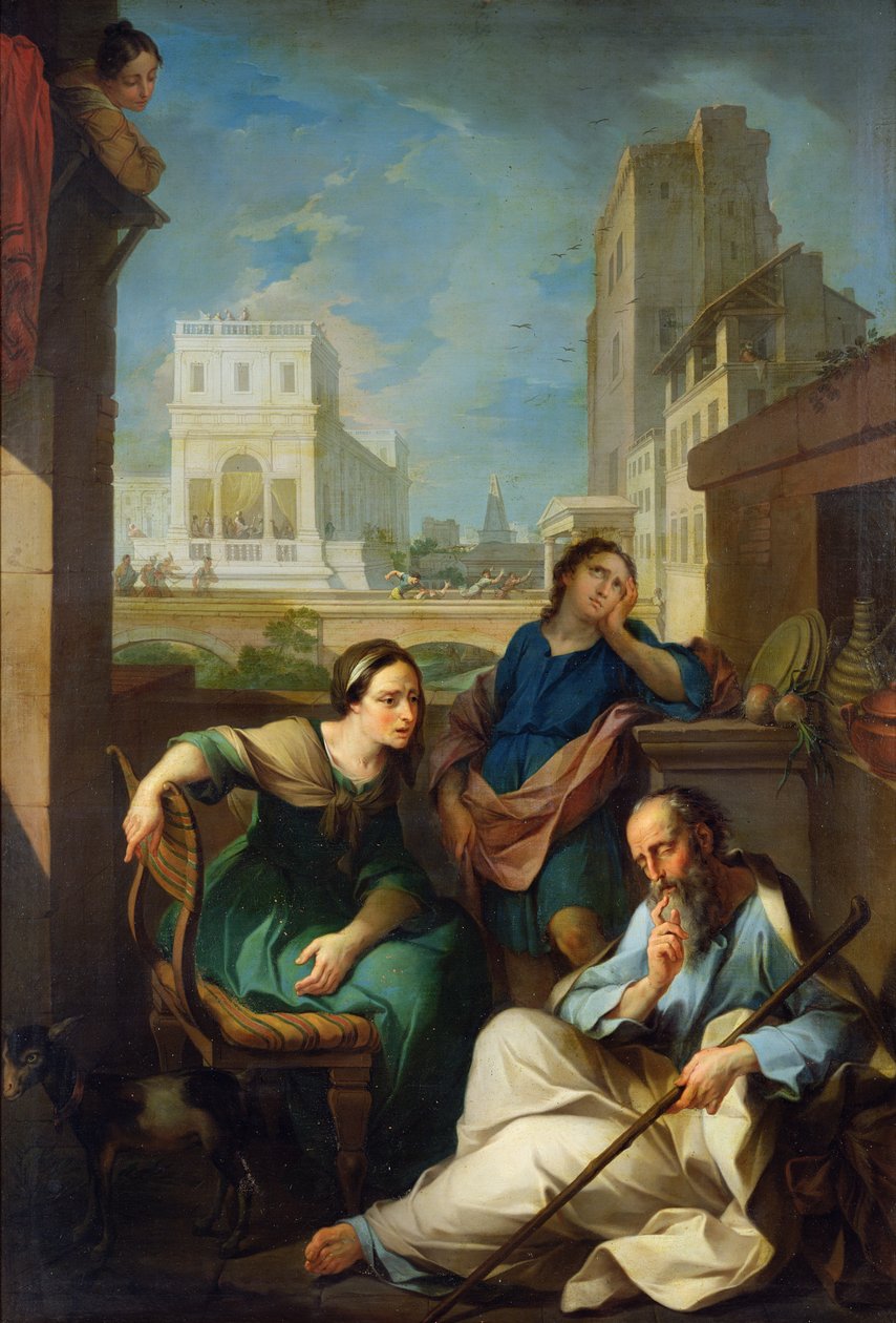 Tobías se vuelve ciego, 1733 de Pierre Parrocel