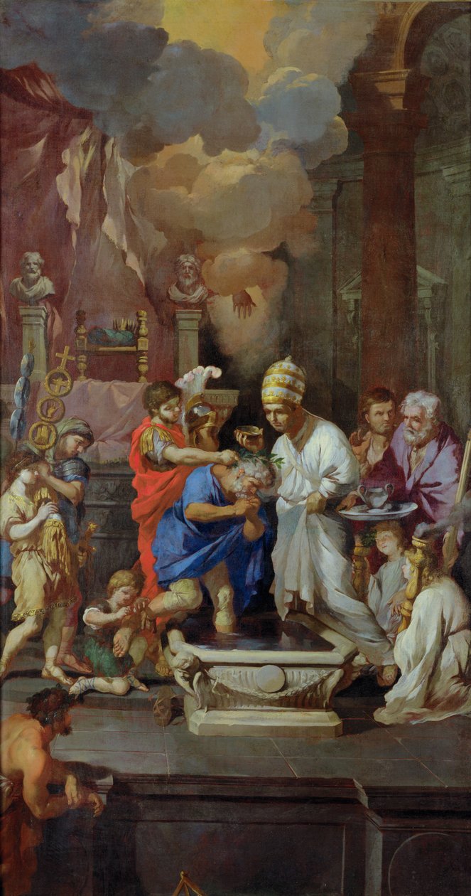 Bautismo de Constantino I (270-337) de Pierre Puget