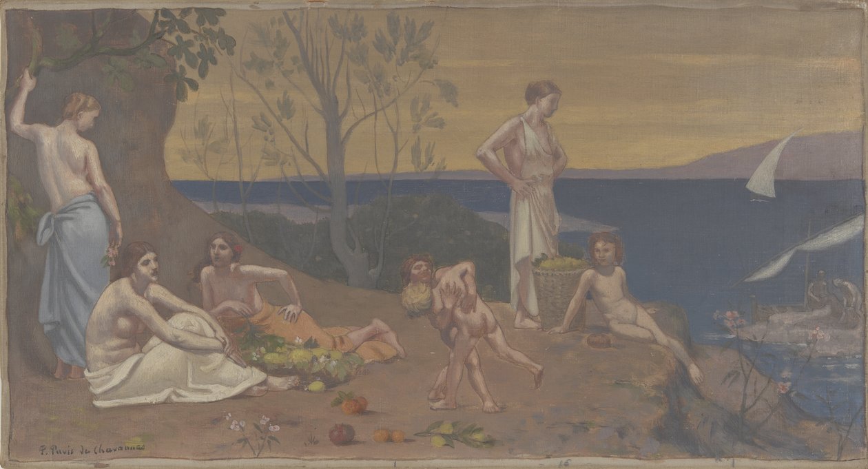 Doux Pays (Tierra agradable) de Pierre Puvis de Chavannes