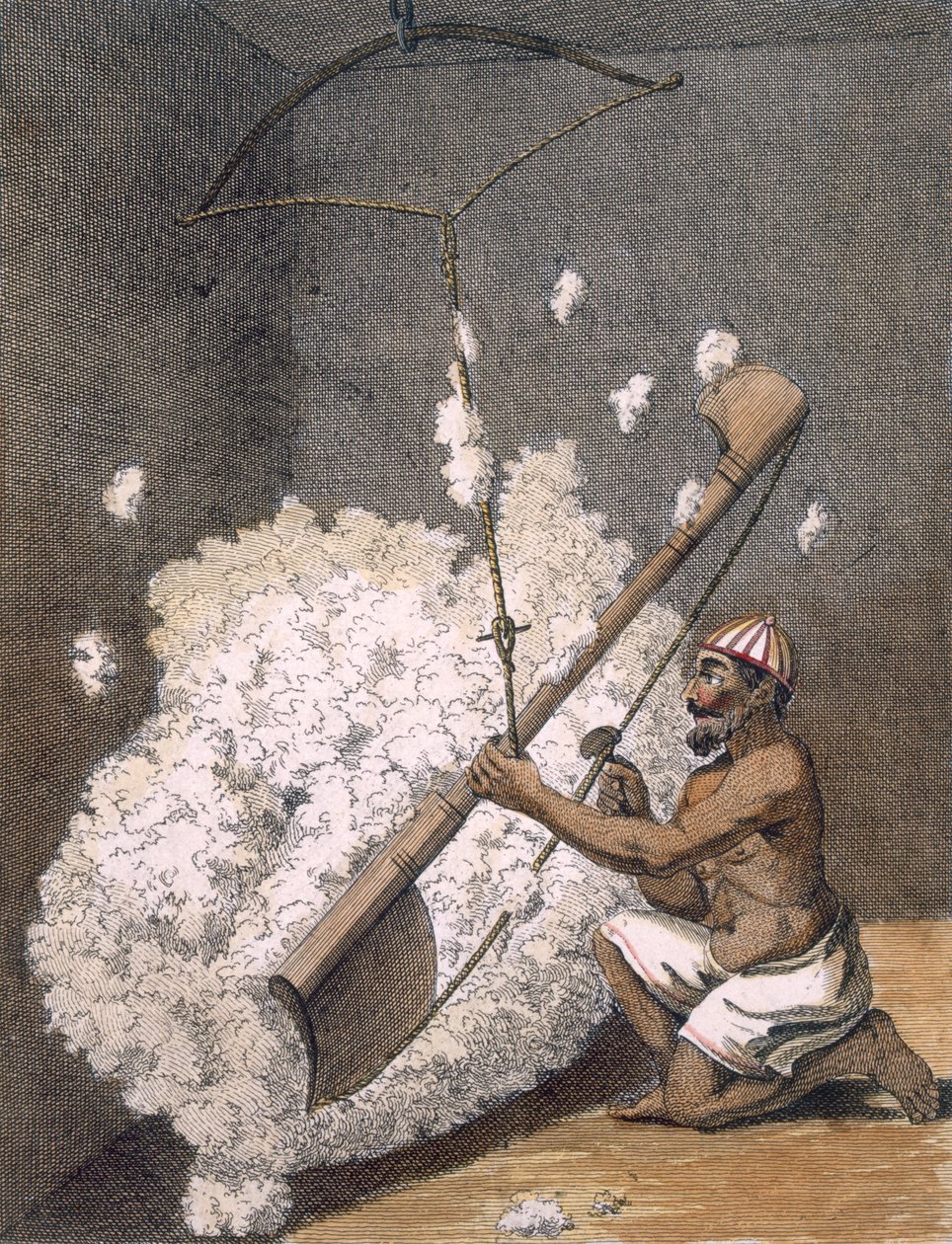 Cardado de algodón de 