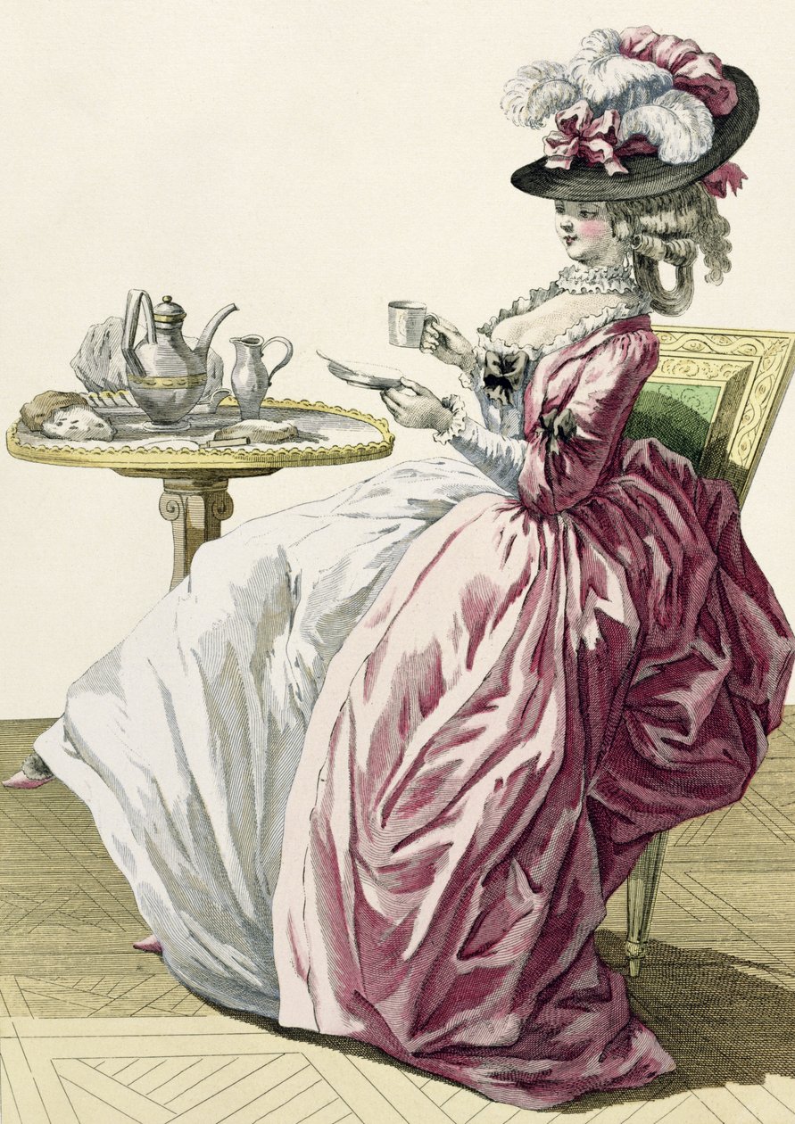 Mujer elegante en un vestido 