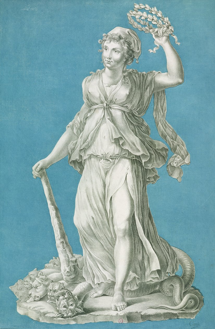 Libertad, c.1793 de Pierre Thomas Le Clerc
