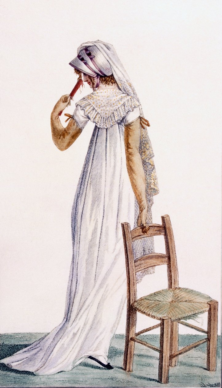 Vestido de paseo, ilustración del 