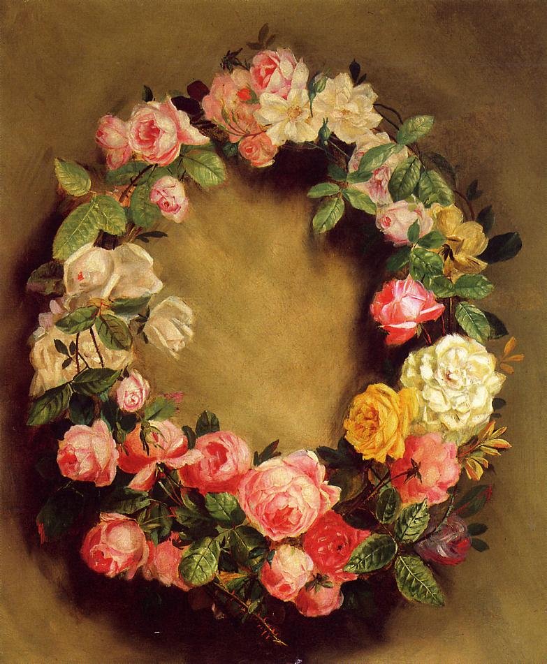 Corona de rosas de Pierre Auguste Renoir