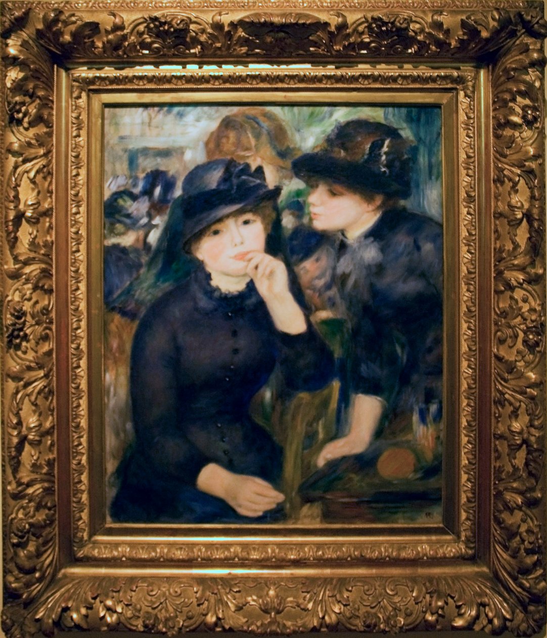 Chicas de negro de Pierre Auguste Renoir