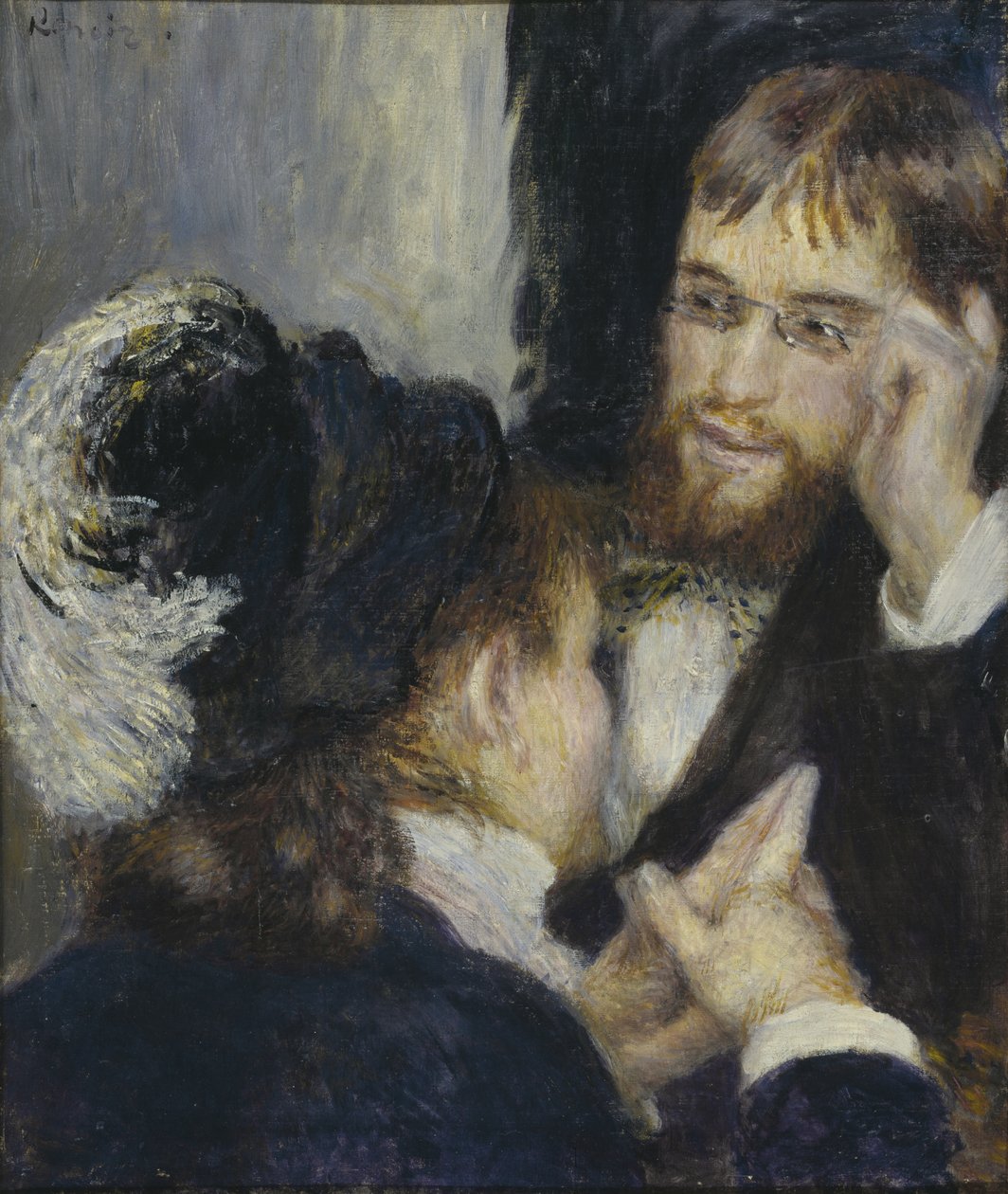 Conversación con el jardinero de Pierre Auguste Renoir