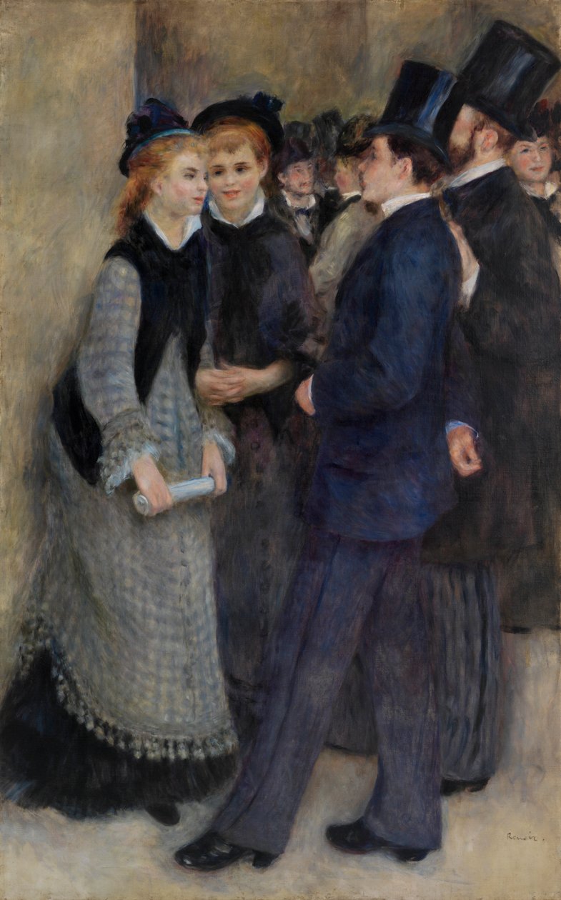 La Sortie du conservatoire de Pierre Auguste Renoir